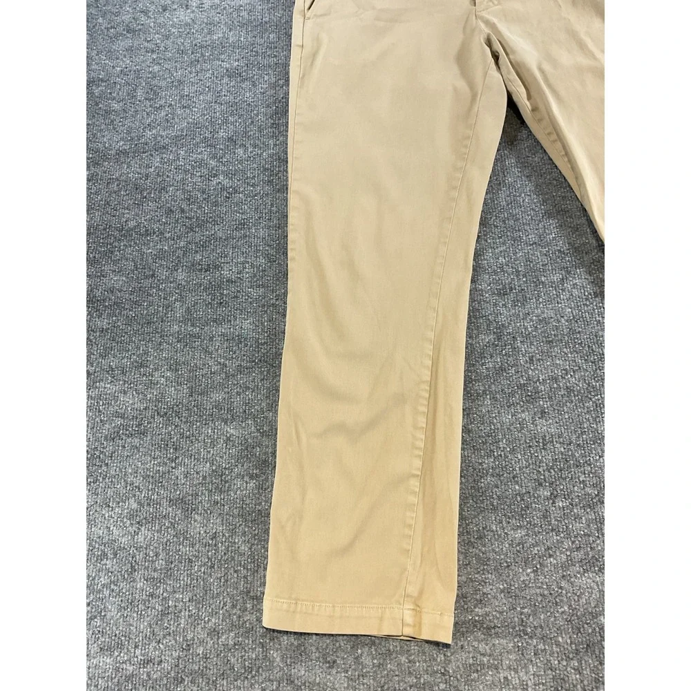 Johnston & Murphy Pants Mens 36x30 Khaki Tan Dress Casual Stretch Chinos Busines